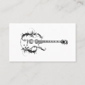 Carte De Visite Guitare de fleur (Dos)