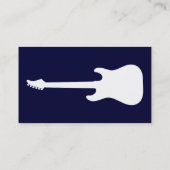 Carte De Visite guitare électrique simple (Dos)