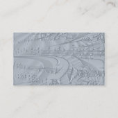 Carte De Visite Guitare et notes musicales incorporées (Dos)