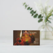 Carte de visite Guitare Fractale String Scapes (Debout devant)