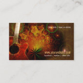 Carte de visite Guitare Fractale String Scapes (Dos)