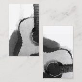 Carte De Visite Guitare huileuse (Devant / Derrière)