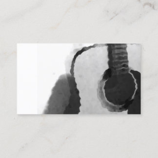 Carte De Visite Guitare huileuse