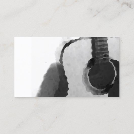 Carte De Visite Guitare huileuse (Dos)