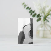 Carte De Visite Guitare huileuse (Debout devant)