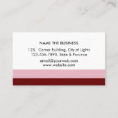 Carte De Visite Guitare Music Enseignant Rose Gold DJ Player (Dos)