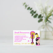 Carte De Visite Guitare Music Sing Tutor (Debout devant)