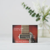 Carte De Visite Guitares cardiaques (Debout devant)