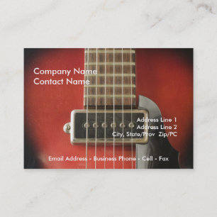 Carte De Visite Guitares cardiaques