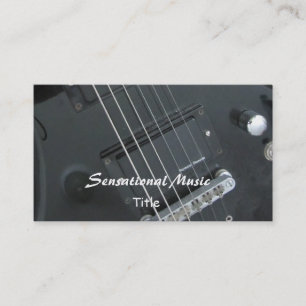 Carte De Visite Guitares Musique sensationnelle