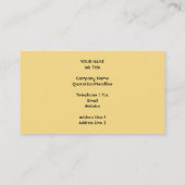 Carte De Visite Guitariste. (Dos)