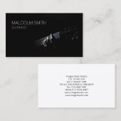 Carte De Visite Guitariste (Devant / Derrière)