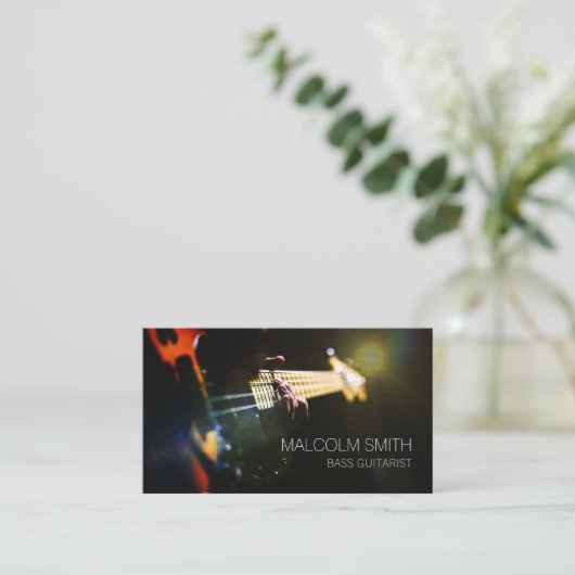 Carte De Visite Guitariste de basse Baid (Debout devant)