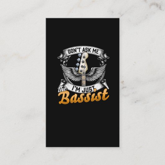 Carte De Visite Guitariste de musiciens de guitaristes de la citat (Devant)