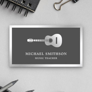 Carte De Visite Guitariste Guitariste Guitariste