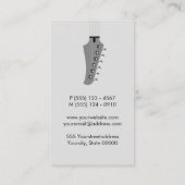 Carte De Visite Guitariste Musique de Guitare (Dos)