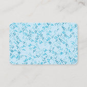 Carte De Visite Gujarati (Dos)