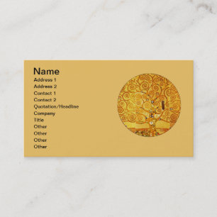 Carte De Visite Gustav Klimt Arbre de Vie : Art nouveau symboliste
