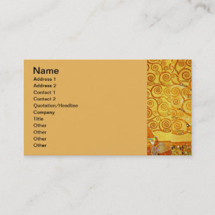 Carte De Visite Gustav Klimt Arbre de Vie : Art nouveau symboliste