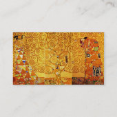 Carte De Visite Gustav Klimt Arbre de Vie : Symboliste Art Nouveau (Dos)