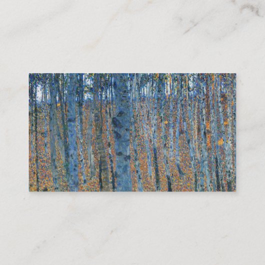 Carte De Visite Gustav Klimt Beech (Dos)
