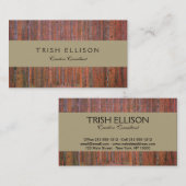 Carte De Visite Gustav Klimt Fir Forêt Tannenwald Arbres rouges (Devant / Derrière)