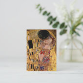 Carte De Visite Gustav Klimt : Le baiser (détail) (Debout devant)