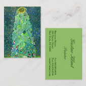 Carte De Visite Gustav Klimt : Tournesol (Devant / Derrière)