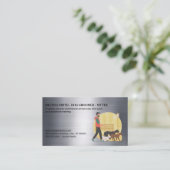 Carte De Visite Guy Walking Dogs | Metallique (Debout devant)