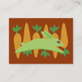 Carte De Visite Gwennie The Bun : Gwen Avec Carottes (Dos)