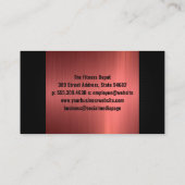 Carte De Visite Gym Flex | Logo Kettle Bell | Forme physique (Dos)