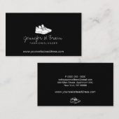 Carte De Visite Gym Sport Basket Chaussures blanches (Devant / Derrière)