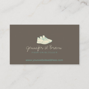Carte De Visite Gymnase Athlétisme Basket Chaussures Sport Décontr