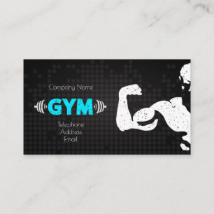 Carte De Visite Gymnase et conception de forme physique