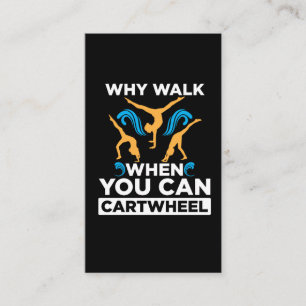 Carte De Visite Gymnastique Entraînement sportif acrobatique fémin