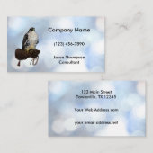 Carte De Visite Gyrfalcon sur Glove (Devant / Derrière)