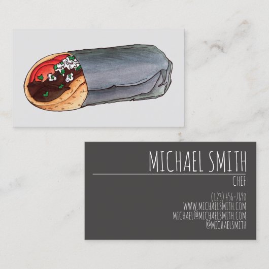 Carte De Visite Gyro Gyro Méditerranéen Restaurant (Devant / Derrière)