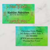 Carte De Visite Habersham Élégant Du Passé (Devant / Derrière)