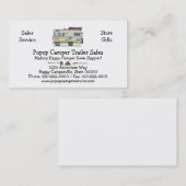 Carte De Visite Habillement du campeur rv de Winnebago (Devant / Derrière)