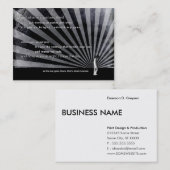 Carte De Visite habitant de la grotte. (Devant / Derrière)