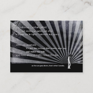 Carte De Visite habitant de la grotte.