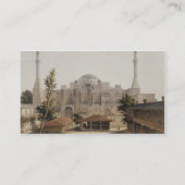 Carte De Visite Haghia Sophia, Constantinople, pub. 1852 (couleur (Dos)