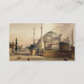 Carte De Visite Haghia Sophia, plat 17 : vue extérieure du mosq (Dos)