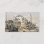Carte De Visite Haghia Sophia, plat 19 : vue extérieure du mosq (Dos)