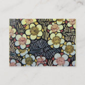 CARTE DE VISITE HAIKU / FLEURS DE PRINTEMPS ROSE ROSE BLANC NOIR (Dos)
