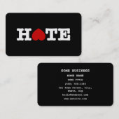 CARTE DE VISITE HAINE (Devant / Derrière)