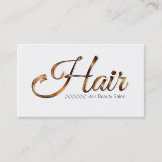 Carte De Visite Hair Beauty Salon Hairdresser