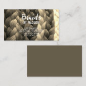Carte De Visite Hair Braider (Devant / Derrière)