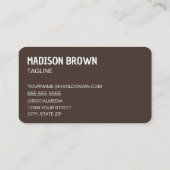 Carte De Visite Hair Braider (Dos)