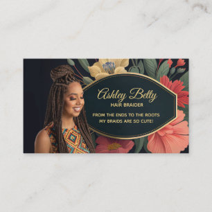 Carte de visite Hair Braider Slogans